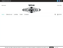 Tablet Screenshot of opticasrocamora.com
